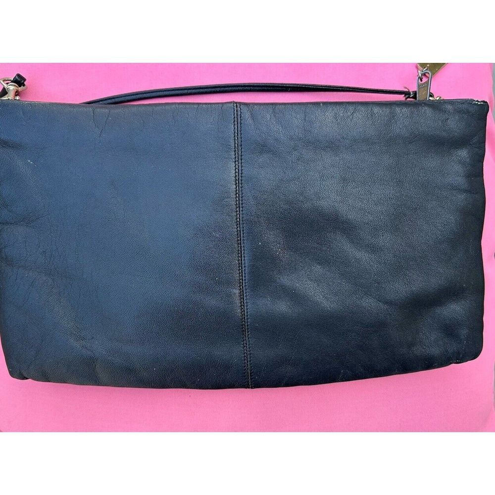 Vintage 1980s Four Seasons Multi Color Rectangle Leather Shoulder Bag or Clutch - Picture 4 of 5